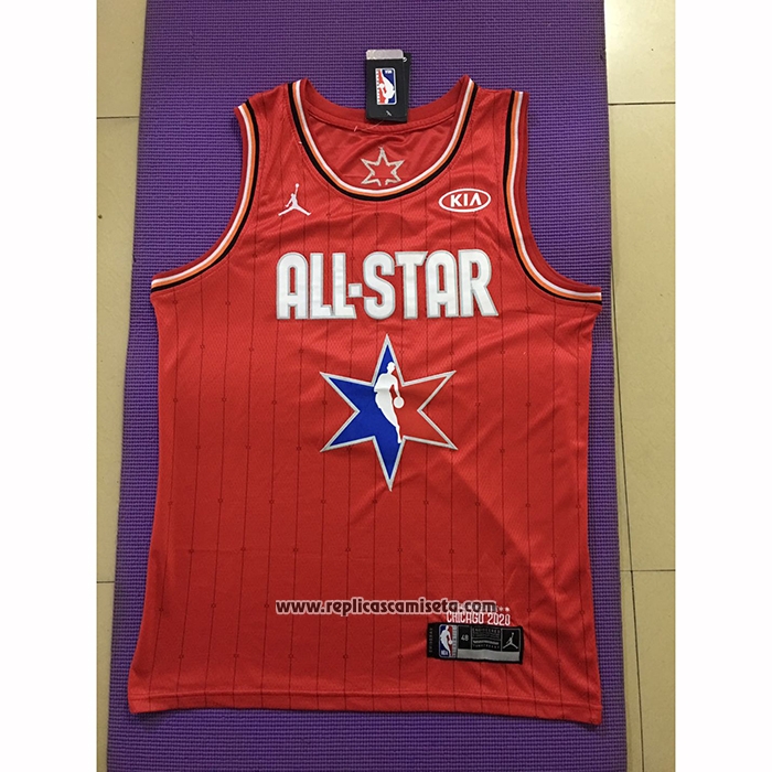 Camiseta All Star 2020 Los Angeles Clippers Kawhi Leonard #2 Rojo
